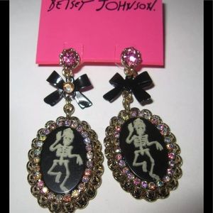 COPY - Betsey Johnson Creep Show Skeleton Dangle Earrings